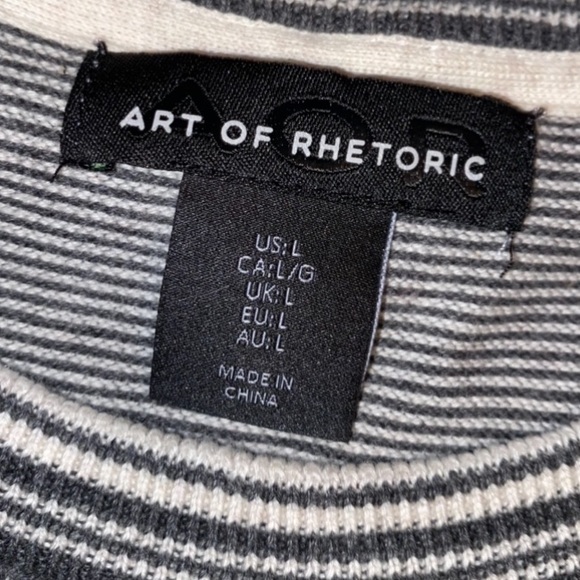 Art of Rhetoric Striped Crewneck Sweater - Picture 7 of 9